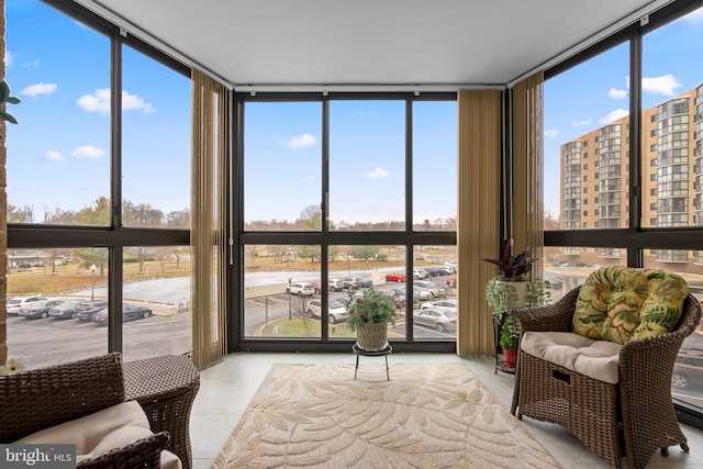 sunroom featuring a healthy amount of sunlight