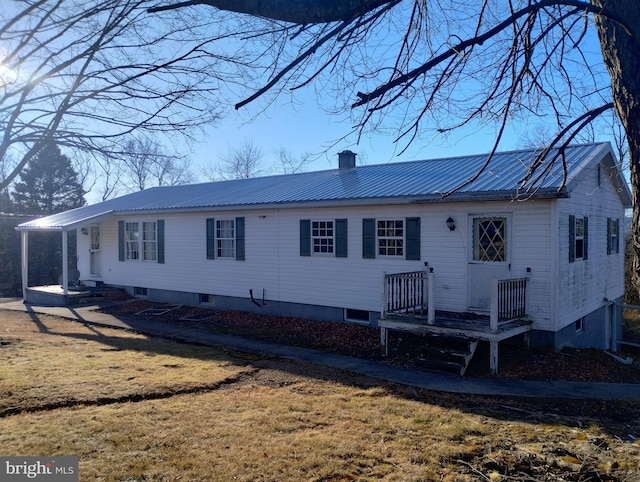 view of rear view of house