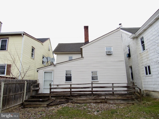 view of rear view of property