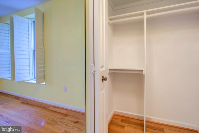 view of closet