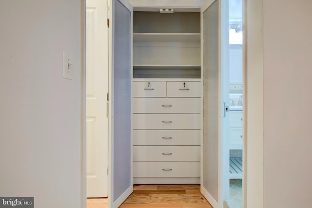 view of closet