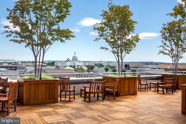 view of patio / terrace featuring a balcony