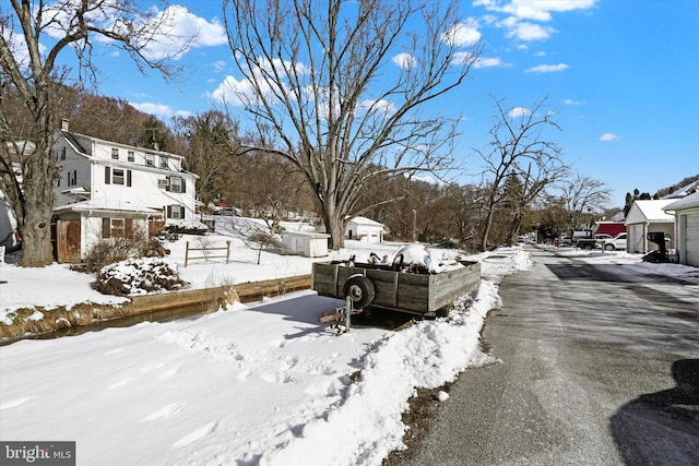 view of road