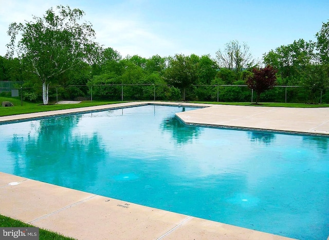 view of pool