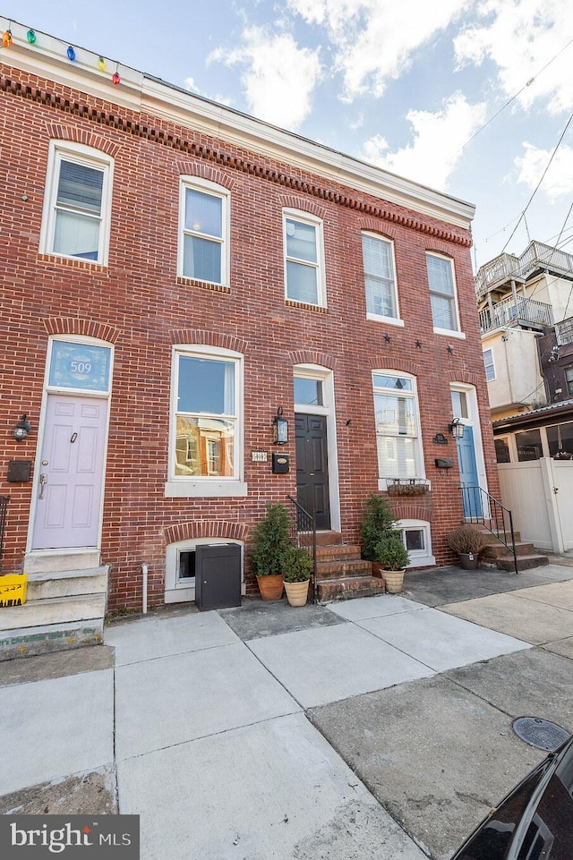 view of townhome / multi-family property