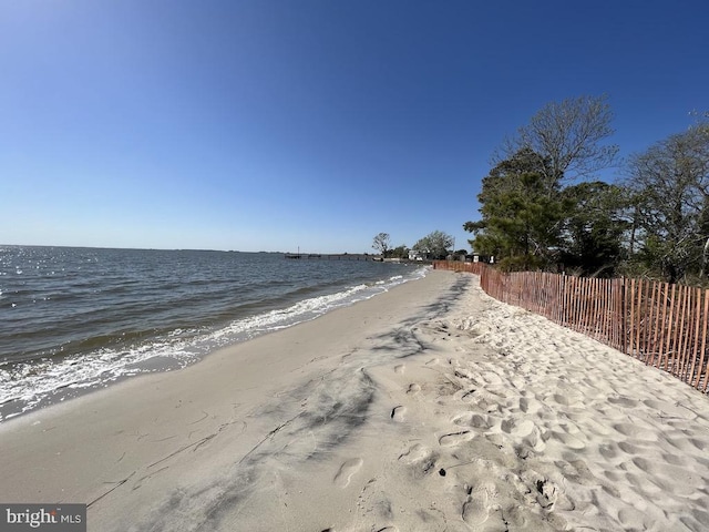 water view with a beach view