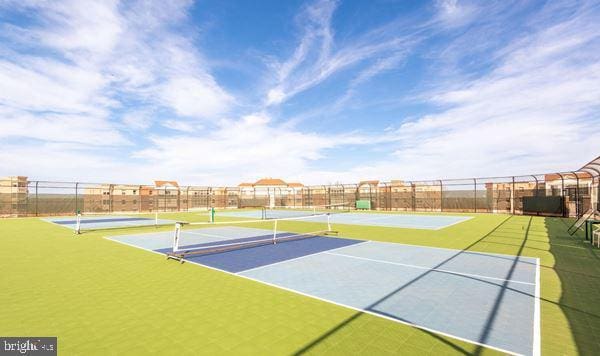 view of tennis court