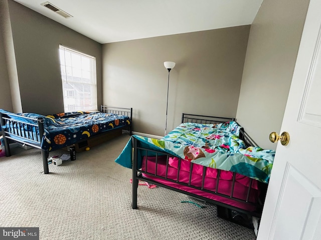 bedroom with carpet flooring