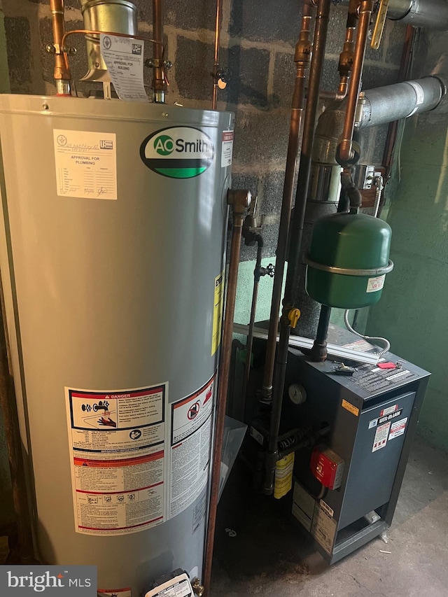 utilities with gas water heater