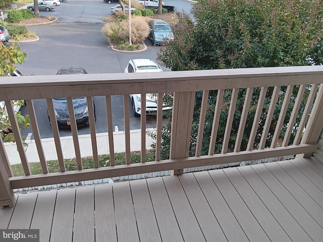 deck with radiator heating unit