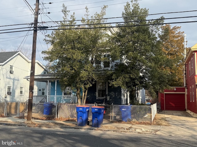 view of front of home with a porch