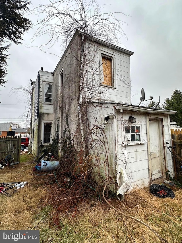 view of rear view of house