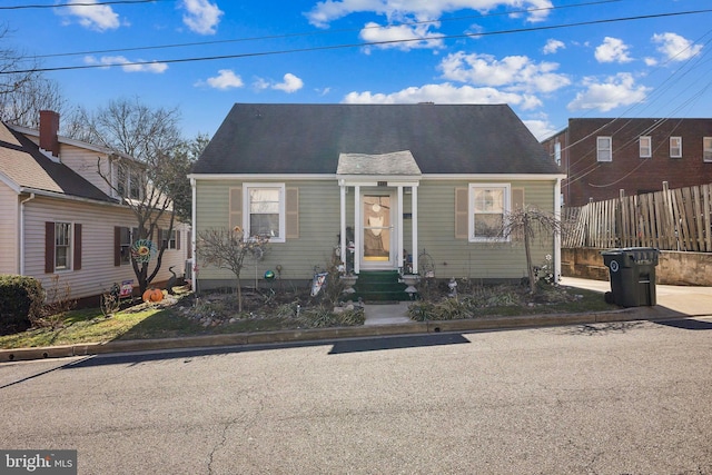 view of front of property