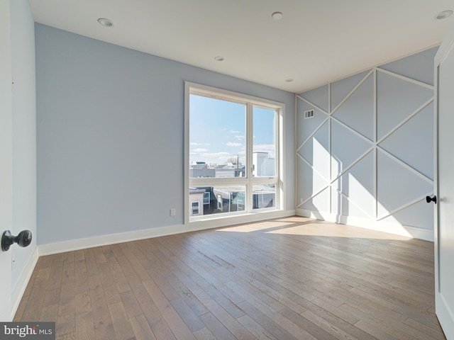 interior space featuring hardwood / wood-style flooring