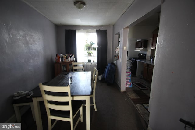 view of dining room