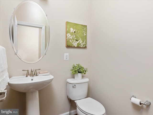 bathroom with toilet