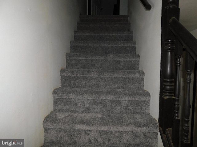 view of stairs