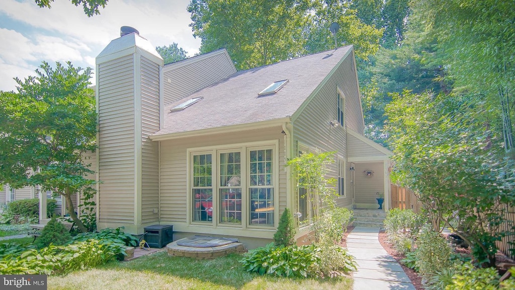 view of rear view of house