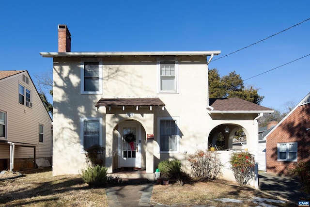 view of front of home