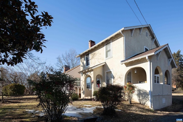 view of rear view of house