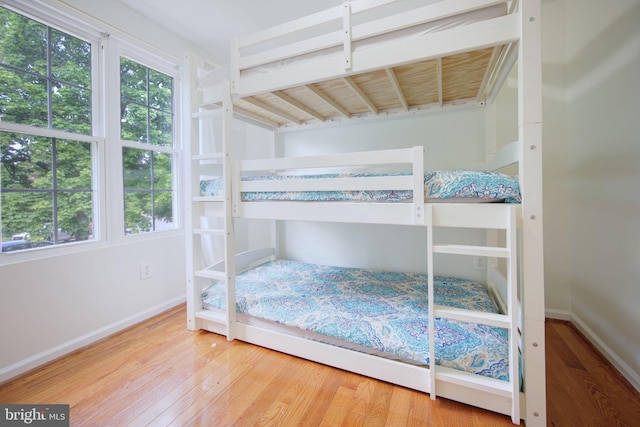 6406 Holyoke Dr, Annandale, VA 22003 - bedroom featuring wood-type flooring and baseboards