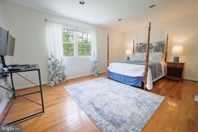 6406 Holyoke Dr, Annandale, VA 22003 - bedroom with baseboards and light wood-style flooring
