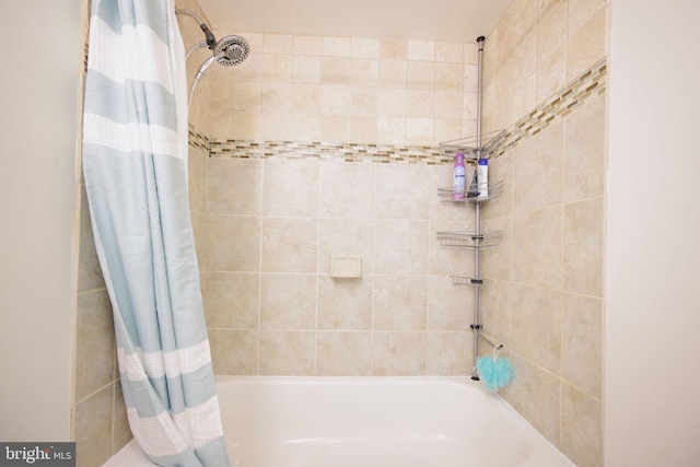 6406 Holyoke Dr, Annandale, VA 22003 - full bathroom with shower / bathtub combination with curtain