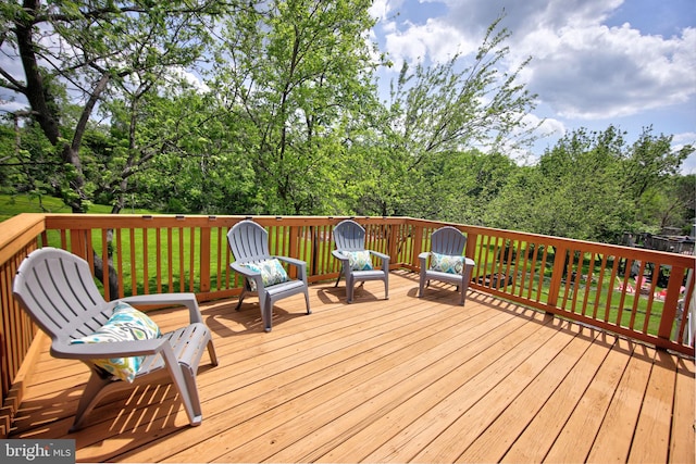 6406 Holyoke Dr, Annandale, VA 22003 - view of deck