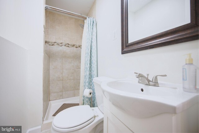 6406 Holyoke Dr, Annandale, VA 22003 - bathroom featuring toilet and a stall shower