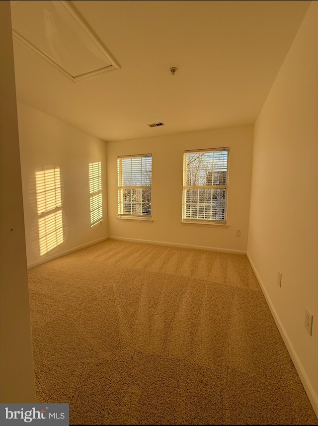 spare room with carpet flooring