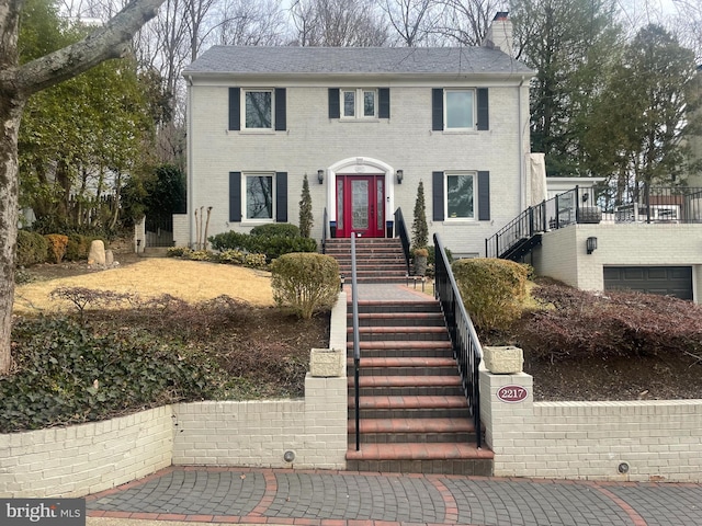 view of colonial house