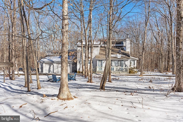 view of front of home