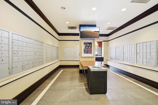 building lobby featuring visible vents