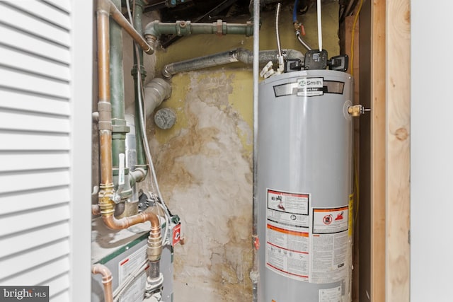 utilities featuring water heater