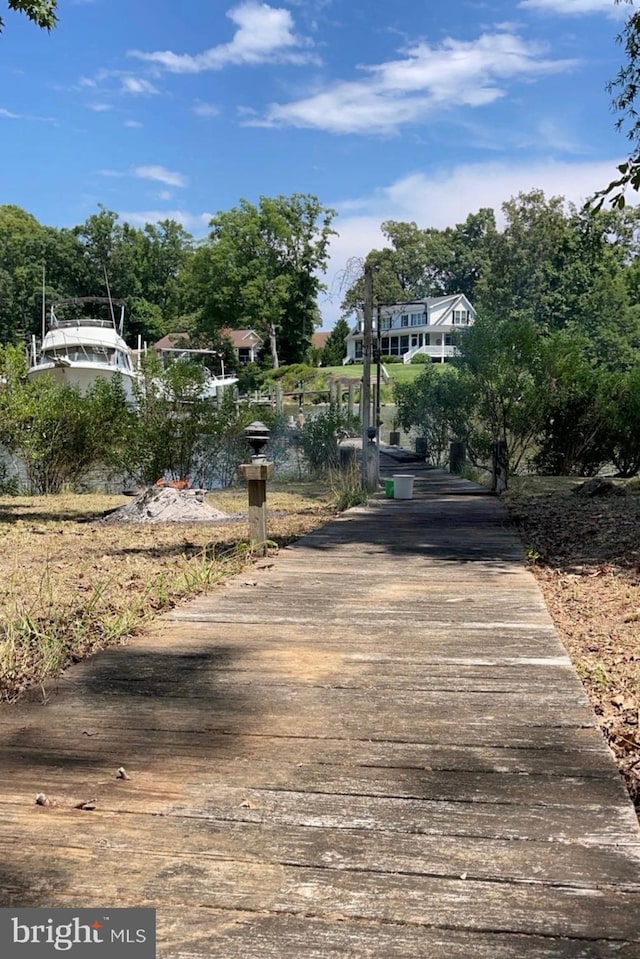 view of road