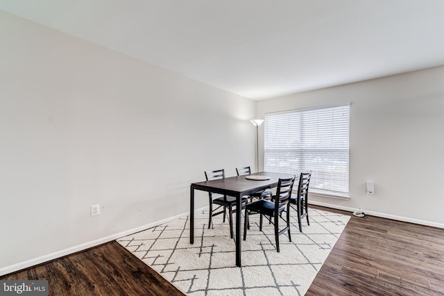 dining room featuring light wood-type flooring