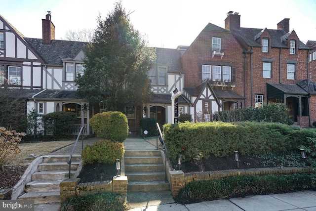 view of tudor house