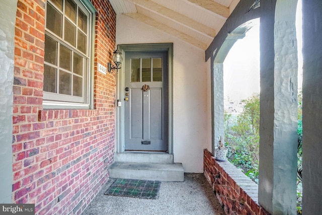 view of entrance to property