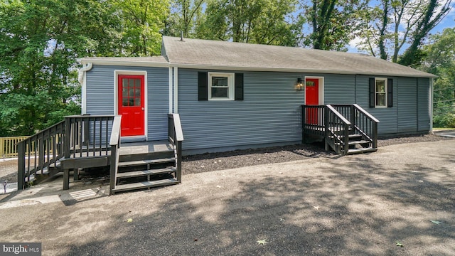 view of manufactured / mobile home