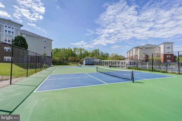 view of sport court