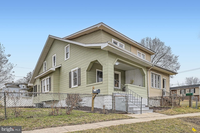 view of front of property