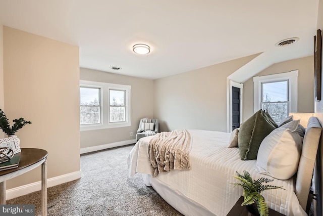 bedroom with carpet flooring