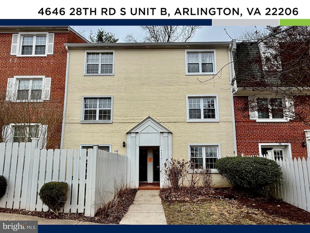 view of townhome / multi-family property