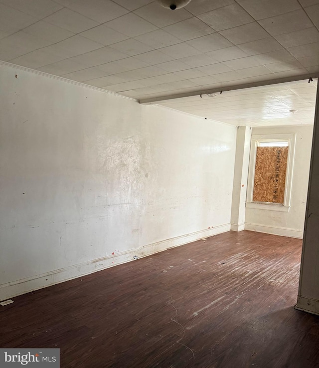 628 E Patapsco Ave, Baltimore, MD 21225 - unfurnished room featuring hardwood / wood-style floors and baseboards