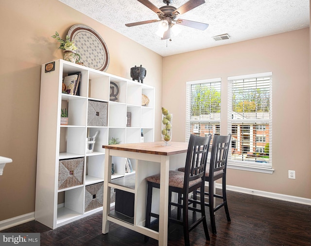 105 Sunshine Ct Unit F, Forest Hill, MD 21050 - dining area featuring a healthy amount of sunlight, baseboards, and visible vents