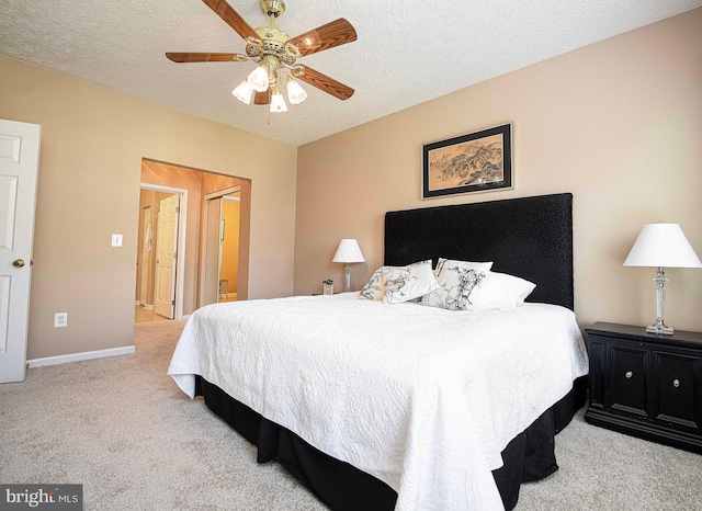 105 Sunshine Ct Unit F, Forest Hill, MD 21050 - carpeted bedroom with baseboards, a ceiling fan, and a textured ceiling