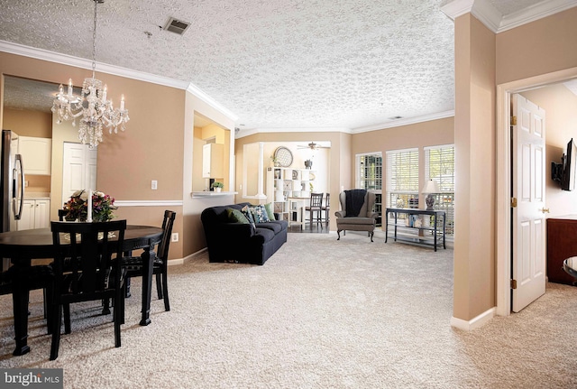 105 Sunshine Ct Unit F, Forest Hill, MD 21050 - interior space with visible vents, light colored carpet, and a textured ceiling