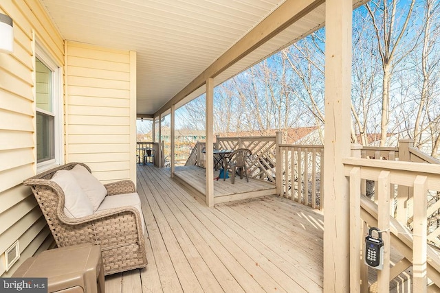 401 144th St Unit 301, Ocean City, MD 21842 - view of wooden deck