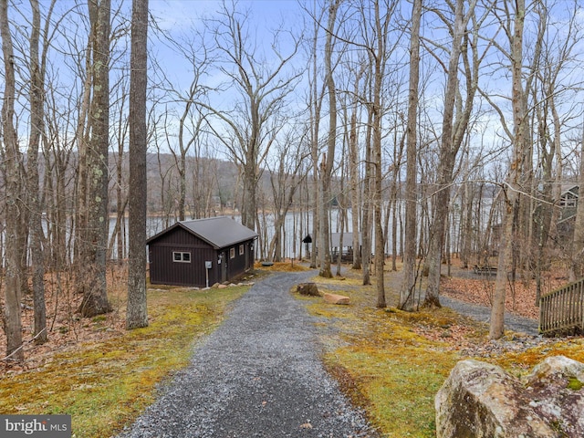 76 Bright Psge, Mc Henry, MD 21541 - view of street featuring gravel driveway