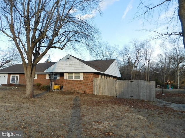 view of property exterior